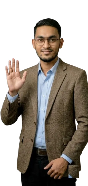 Mohammed Altaf Sabri waving hello